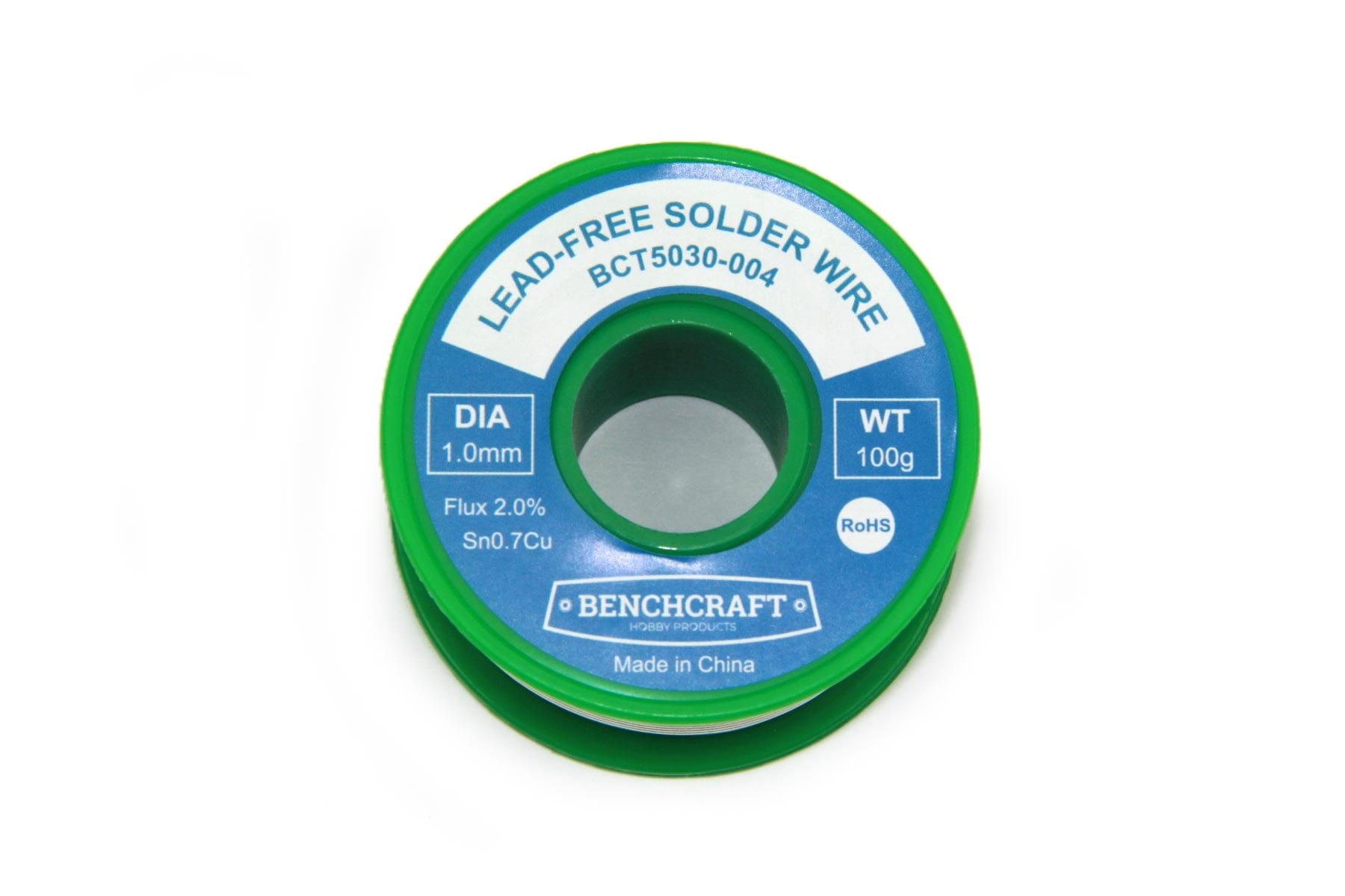 BenchCraft Lead-Free Solder with 1.0mm diameter 100g/Reel BCT5030-004