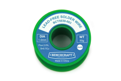 BenchCraft Lead-Free Solder with 1.0mm diameter 50g/Reel BCT5030-003