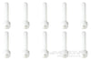 BenchCraft M5 x 30mm Nylon Hex Screws - White (10 Pack) BCT5040-017
