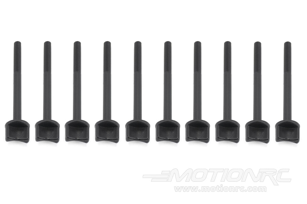 BenchCraft M6 x 75mm Nylon Thumb Screws - Black (10 Pack)