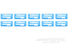 BenchCraft Servo Connector Lock Type B - Blue (10 Pack) BCT5076-048