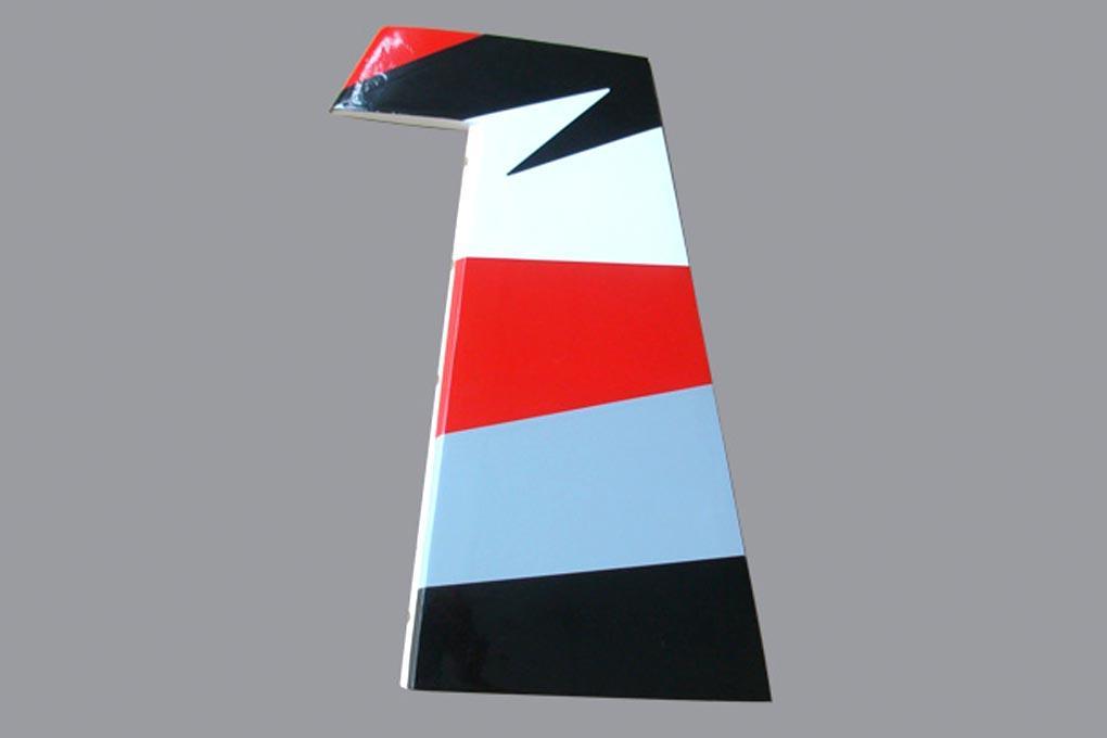 Black Horse 2000mm Edge 540 V3 Rudder BHED005