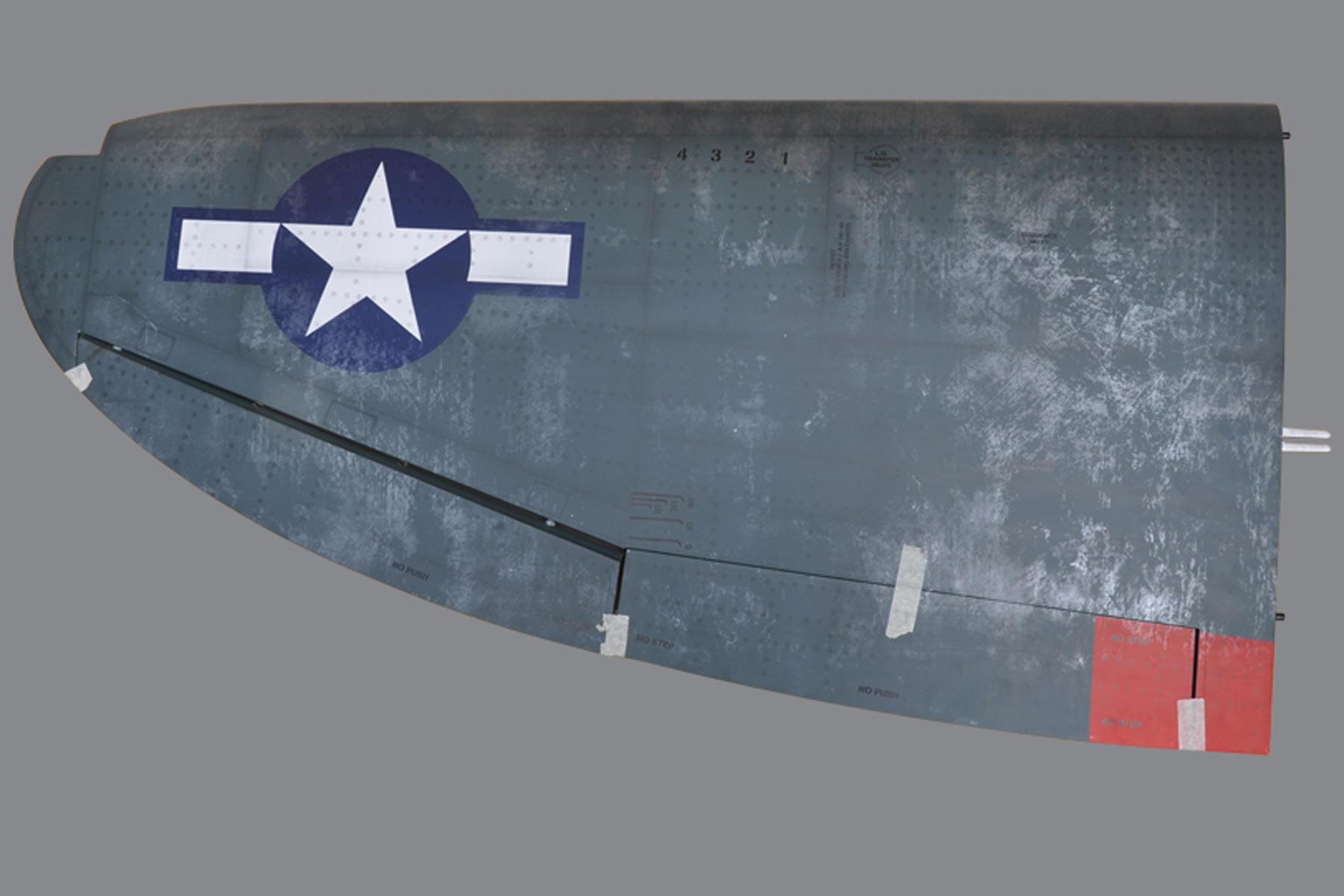 Black Horse 2075mm P-47D Thunderbolt Left Wing BHM1010-003