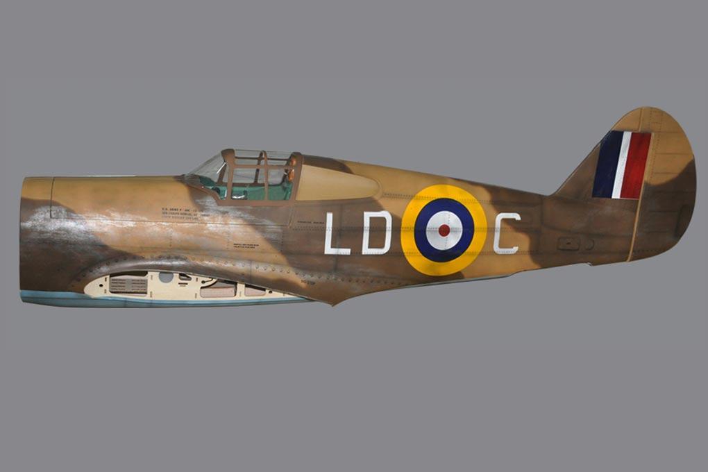 Black Horse 2276mm P-40C Warhawk Fuselage