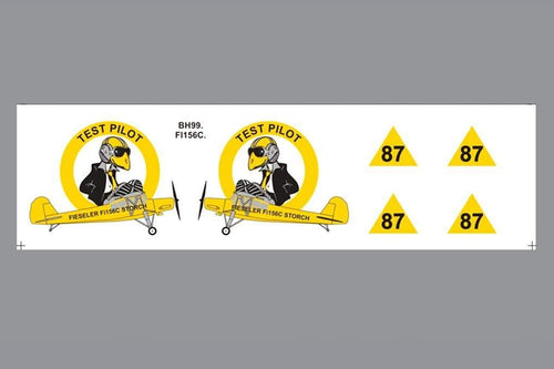 Black Horse 2850mm Fieseler Fi156C Storch Decal Set BHFI012