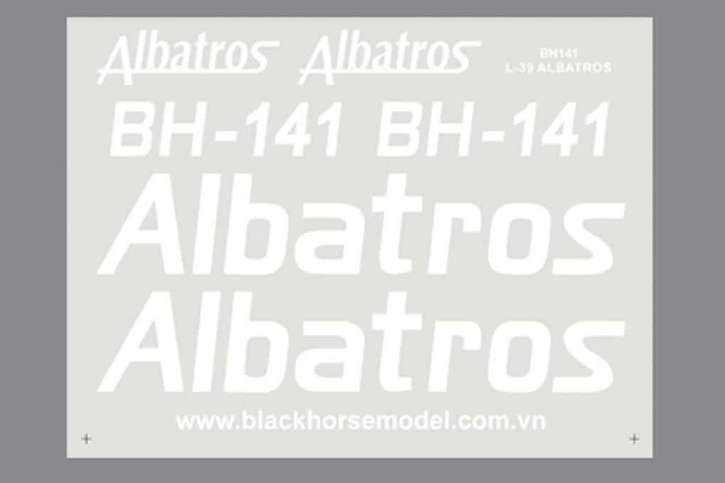 Black Horse 90mm EDF L-39 Albatros - Blue - Decal Set BHL3017