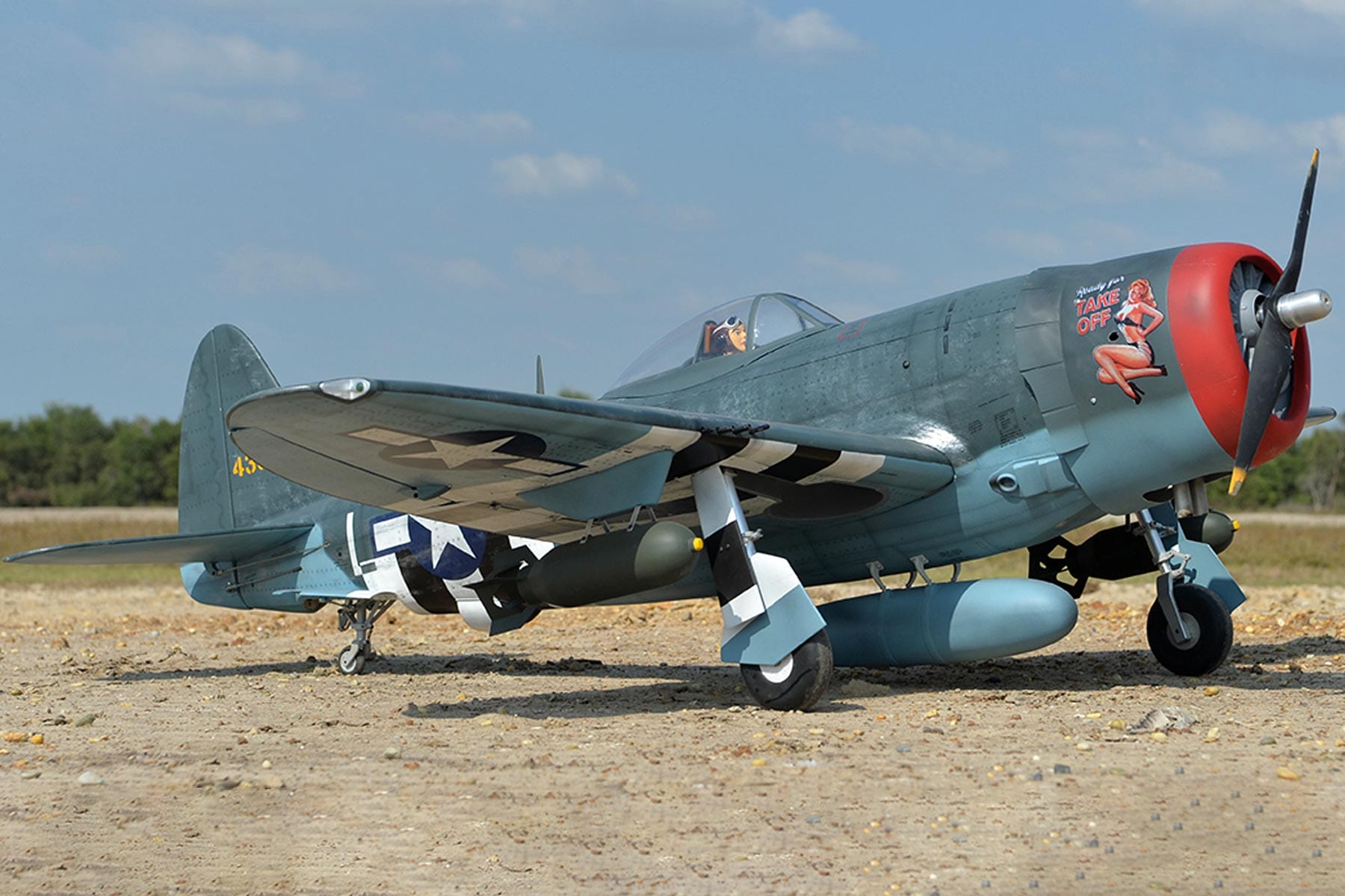 Black Horse P-47D Thunderbolt 2075mm (81.7