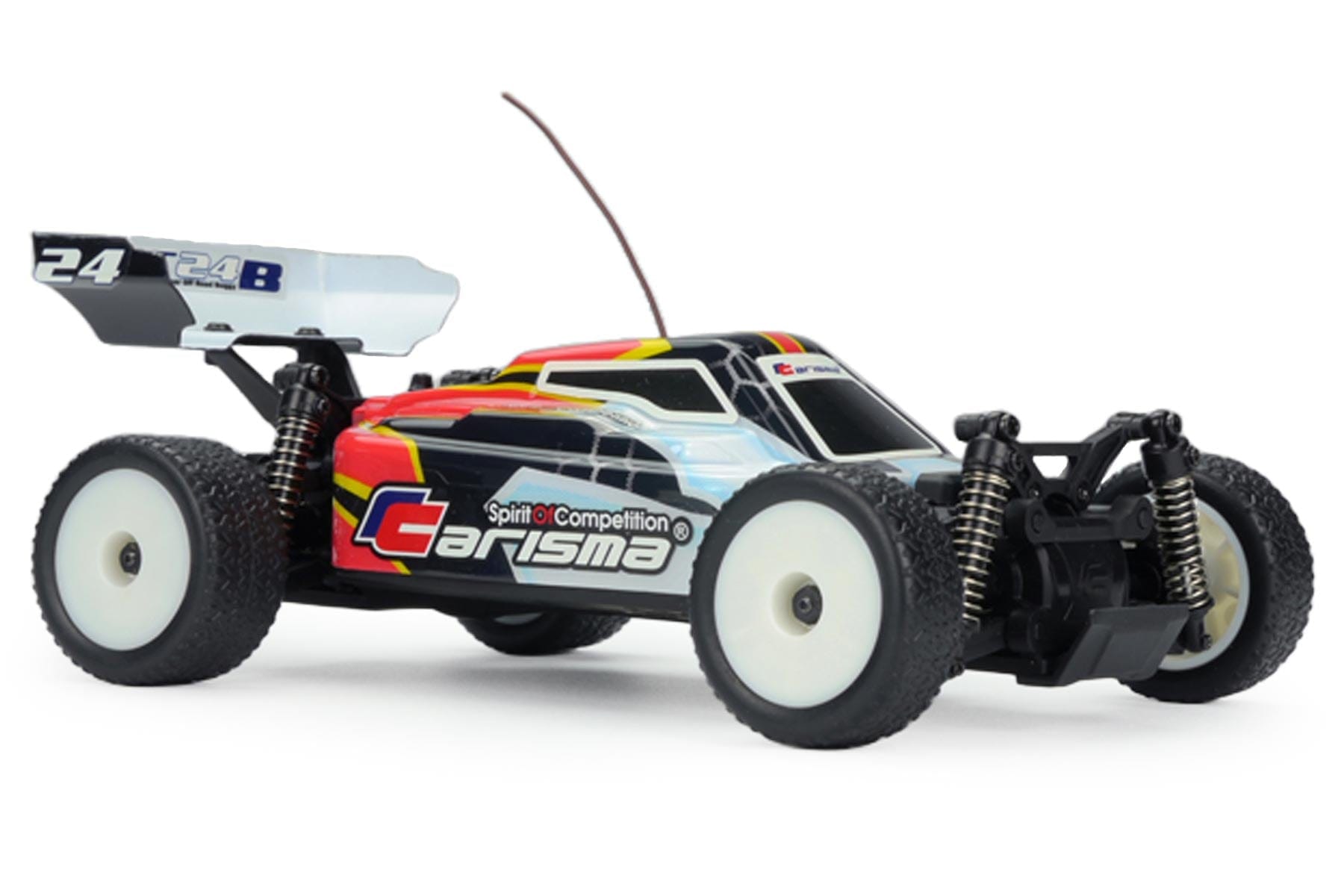 Carisma GT24B Racers Edition White 1/24 Scale 4WD Brushless Buggy - RTR