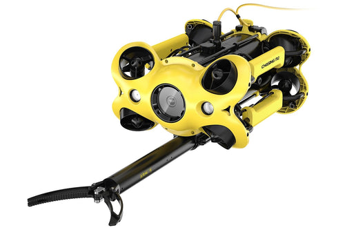 Chasing M2 Professional Submersible ROV with 200M Tether, Manual Reel, Grabber Claw, Trolley Case and 4K Video - RTR CHS40-10-700-0011