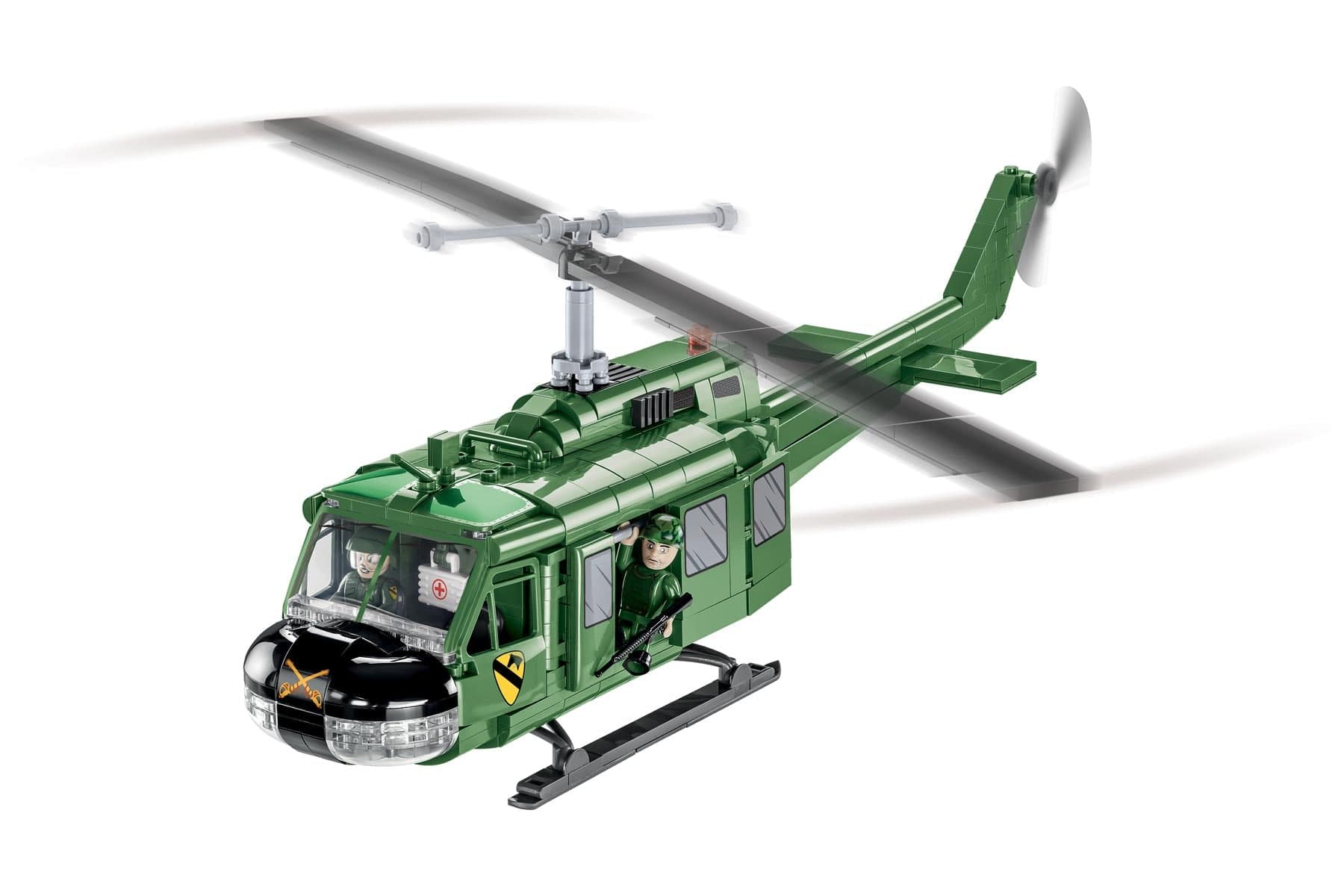 COBI Bell UH-1 Huey Helicopter 1:32 Scale Building Block Set COBI-2423