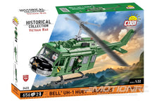 Load image into Gallery viewer, COBI Bell UH-1 Huey Helicopter 1:32 Scale Building Block Set COBI-2423
