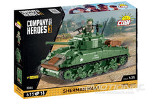 Load image into Gallery viewer, COBI Company of Heroes 3 US M4A1 Sherman Tank Building Block Set COBI-3044

