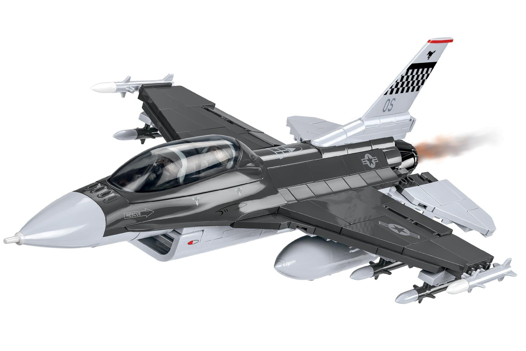 COBI F-16D Fighting Falcon 1:48 Scale Building Block Set COBI-5815