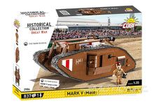 Load image into Gallery viewer, COBI Heavy Tank Mark V (Male) 1:35 Scale Building Block Set COBI-2984
