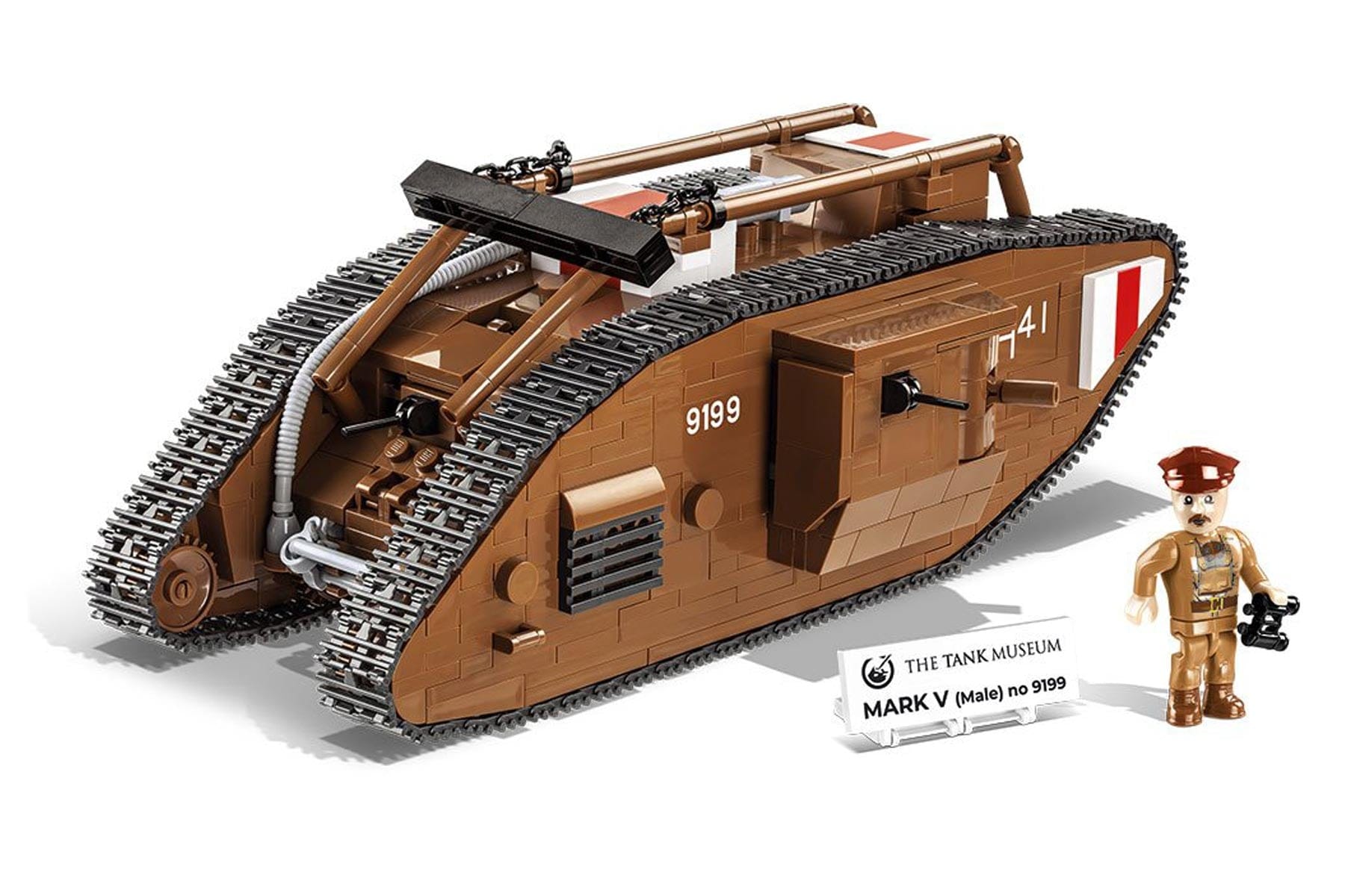 COBI Heavy Tank Mark V (Male) 1:35 Scale Building Block Set COBI-2984