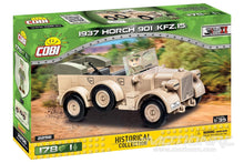 Load image into Gallery viewer, COBI Horch 901 (KFZ.15) Truck 1:35 Scale Building Block Set COBI-2256
