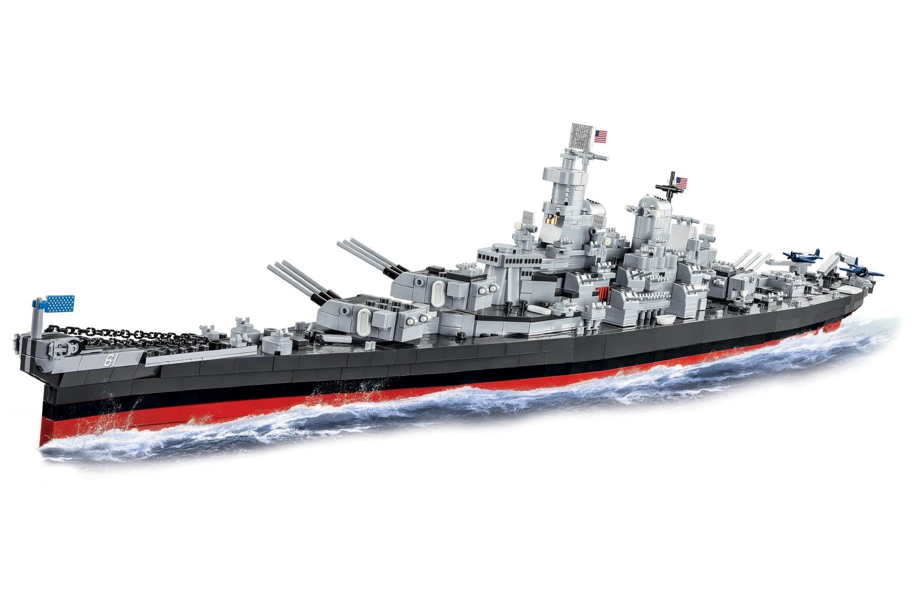 COBI Iowa-class Battleship Executive Edition 1:300 Scale Building Block Set COBI-4836