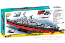 Load image into Gallery viewer, COBI Iowa-class Battleship Executive Edition 1:300 Scale Building Block Set COBI-4836
