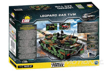 Load image into Gallery viewer, COBI Leopard 2A5 TVM 1:35 Scale Tank Building Block Set COBI-2620
