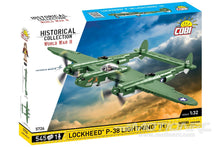 Load image into Gallery viewer, COBI Lockheed P-38H Lightning 1:32 Scale Building Block Set COBI-5726
