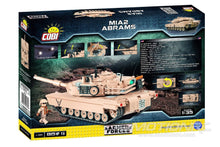 Load image into Gallery viewer, COBI M1A2 Abrams 1:35 Scale Tank Building Block Set COBI-2619

