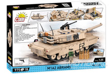 Load image into Gallery viewer, COBI M1A2 Abrams Tank 1:35 Scale Building Block Set COBI-2622
