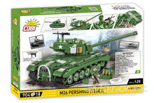 Load image into Gallery viewer, COBI M26 Pershing Tank 1:28 Scale Building Block Set COBI-2564
