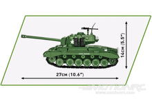 Load image into Gallery viewer, COBI M26 Pershing Tank 1:28 Scale Building Block Set COBI-2564
