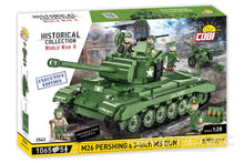 Load image into Gallery viewer, COBI M26 Pershing Tank with M5 Gun 1:28 Scale Executive Edition Building Block Set COBI-2563
