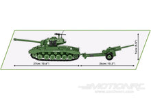 Load image into Gallery viewer, COBI M26 Pershing Tank with M5 Gun 1:28 Scale Executive Edition Building Block Set COBI-2563
