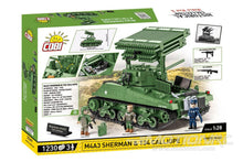 Load image into Gallery viewer, COBI M4A3 Sherman Tank with T-34 Calliope 1:28 Scale Executive Edition Building Block Set COBI-2569
