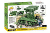 COBI M4A3 Sherman Tank with T-34 Calliope 1:28 Scale Executive Edition Building Block Set COBI-2569