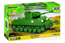 Load image into Gallery viewer, COBI M4A3E8 Sherman &quot;Easy Eight&quot; 1:48 Scale Tank Building Block Set COBI-2705
