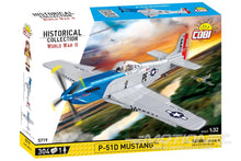 Load image into Gallery viewer, COBI P-51D Mustang 1:32 Scale Building Block Set COBI-5719
