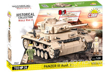 Load image into Gallery viewer, COBI Panzer III Ausf. J Tank 1:28 Scale Building Block Set COBI-2562
