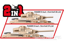Load image into Gallery viewer, COBI Panzer III Ausf. J Tank 1:28 Scale Building Block Set COBI-2562
