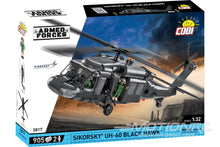 Load image into Gallery viewer, COBI Sikorsky UH-60 Black Hawk 1:32 Scale Building Block Set COBI-5817
