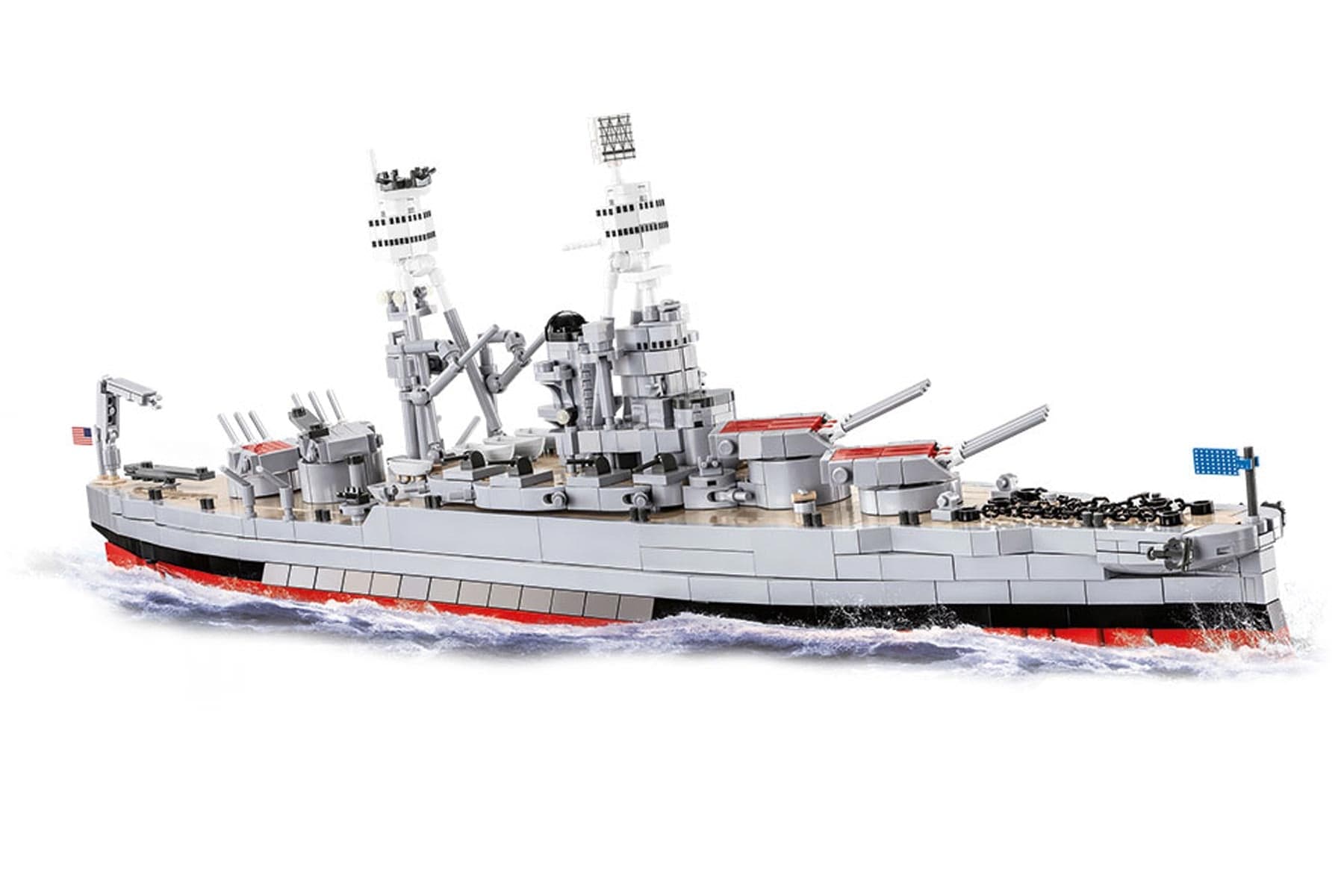 COBI US Battleship USS Arizona 1:300 Scale Building Block Set COBI-4843