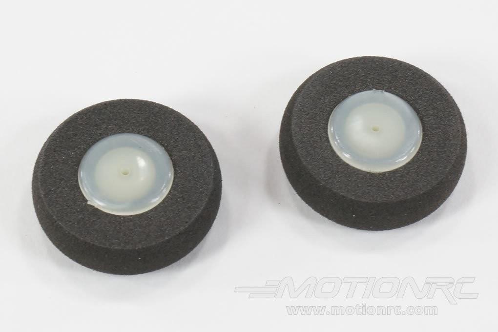Du-Bro 25mm (0.98") x 8mm EVA Foam Lightweight Micro Sport Wheels for 1.2mm Axle (2 Pack) DUB100MW