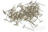 Du-Bro 38.1mm / 1-1/2" Nickel Plated T-Pins (100 Pack) DUB254