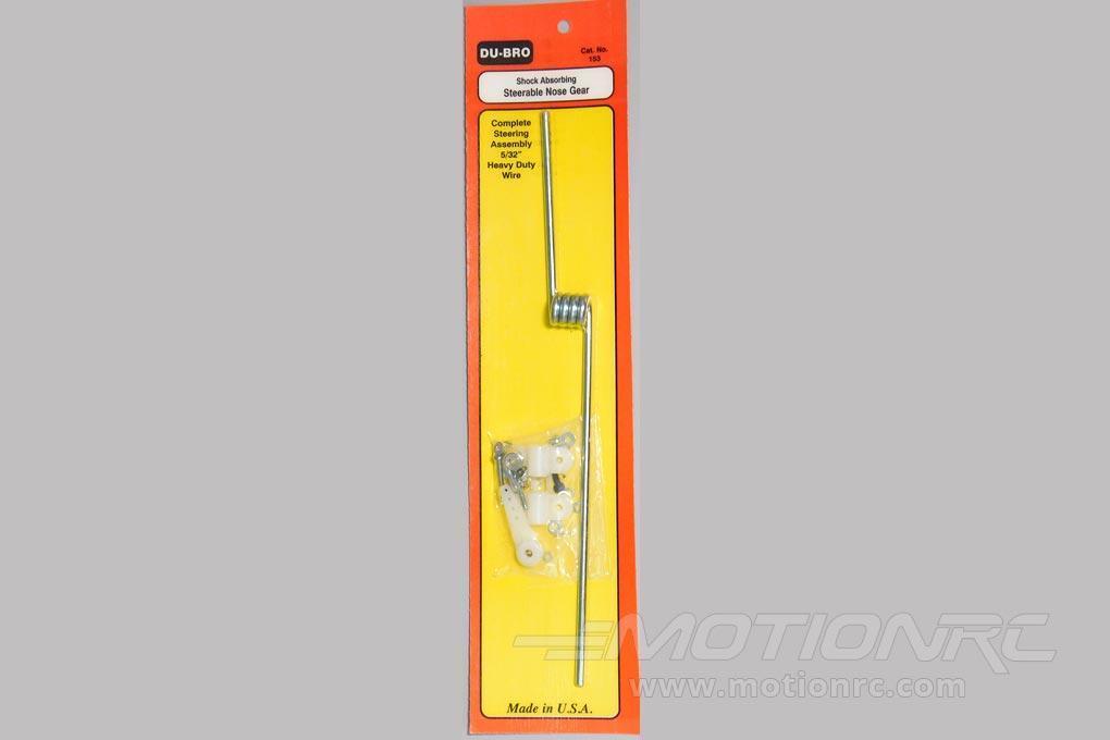 Du-Bro 4mm / 0.15" Shock Absorbing Steerable Nose Gear (Straight) DUB153