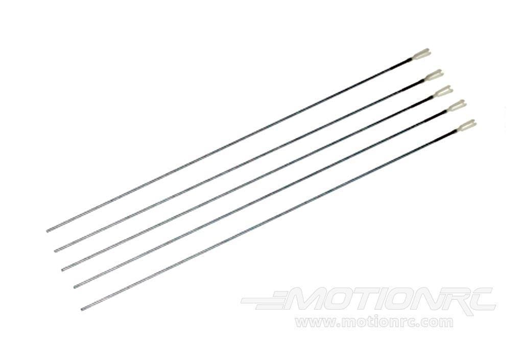 Du-Bro Mini-Nylon Kwik-Link on 12"/305mm 2-56 Rod (5 Pack) DUB230