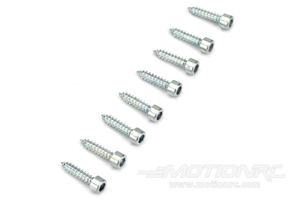 Dubro #2 x 9.3mm / 3/8" Socket Head Sheet Metal Screws (8 Pack) DUB380