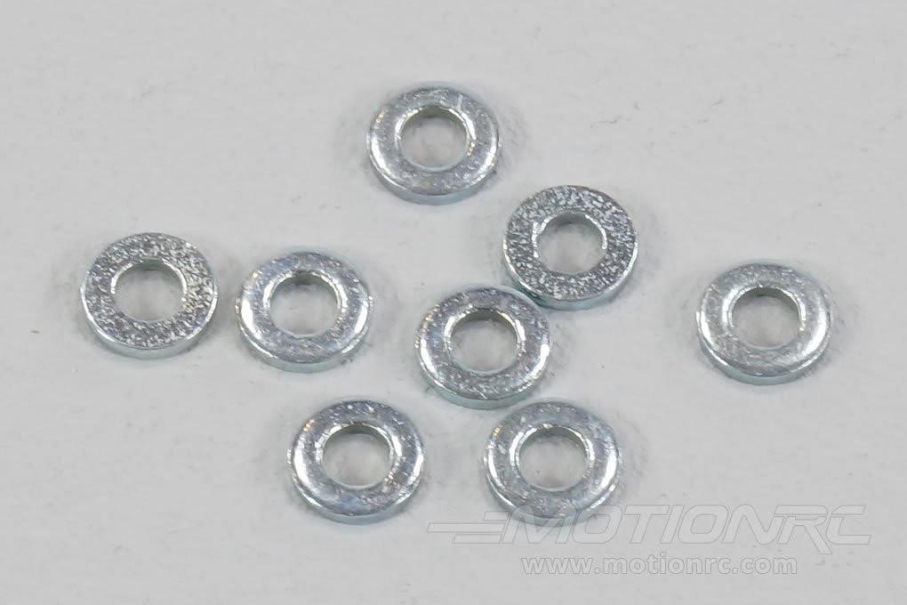 Dubro 2mm / 0.07" Flat Washers (8 Pack) DUB2107