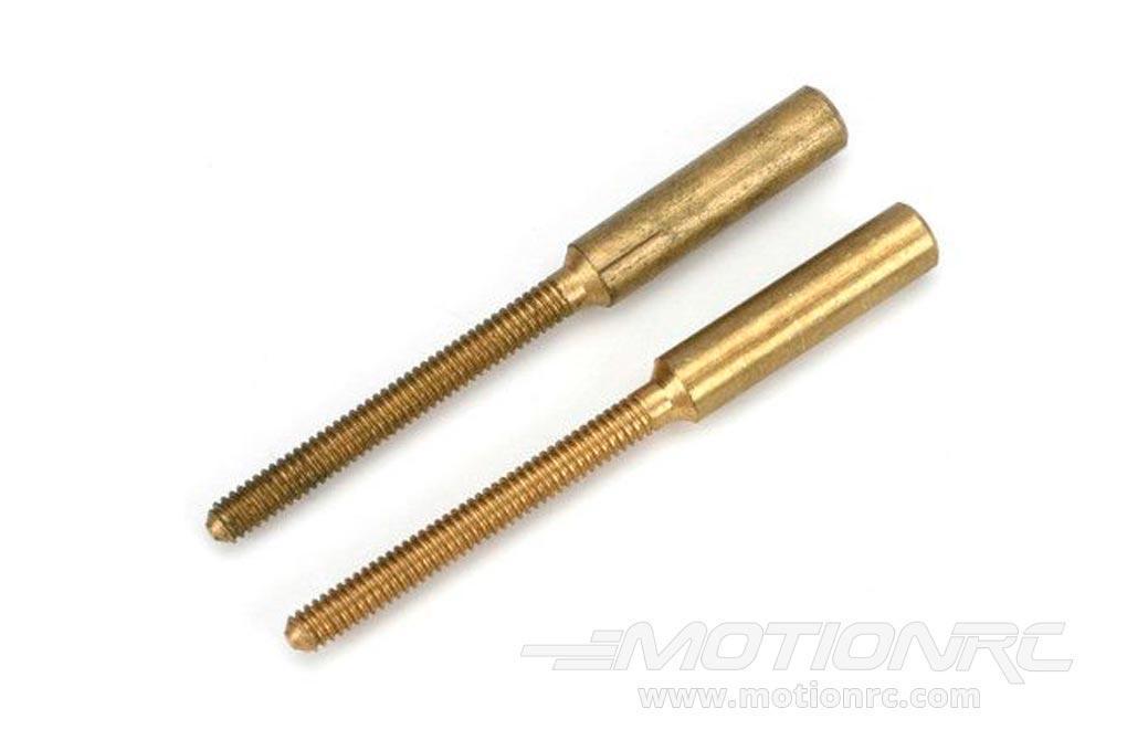 Dubro 2mm / 0.07" Threaded Couplers (2 Pack) DUB695