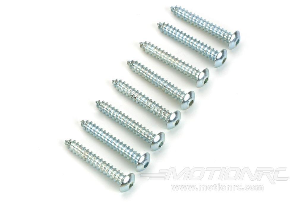 Dubro #4 x 19.05mm / 3/4" Button Head Sheet Metal Screws (8 Pack) DUB528