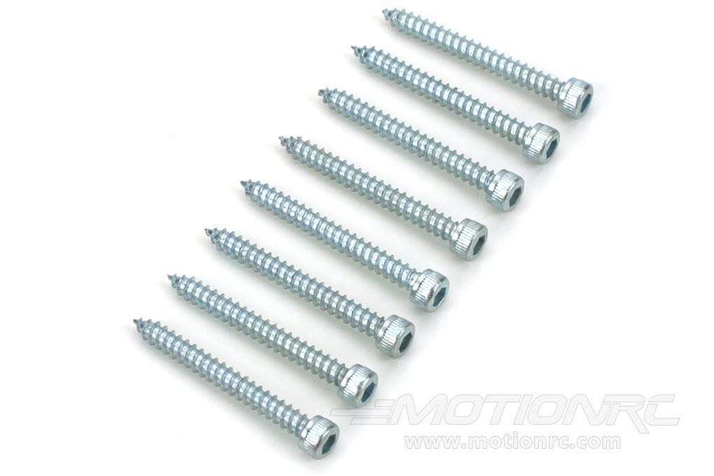 Dubro #4 x 25.4mm / 1" Socket Head Sheet Metal Screws (8 Pack) DUB384