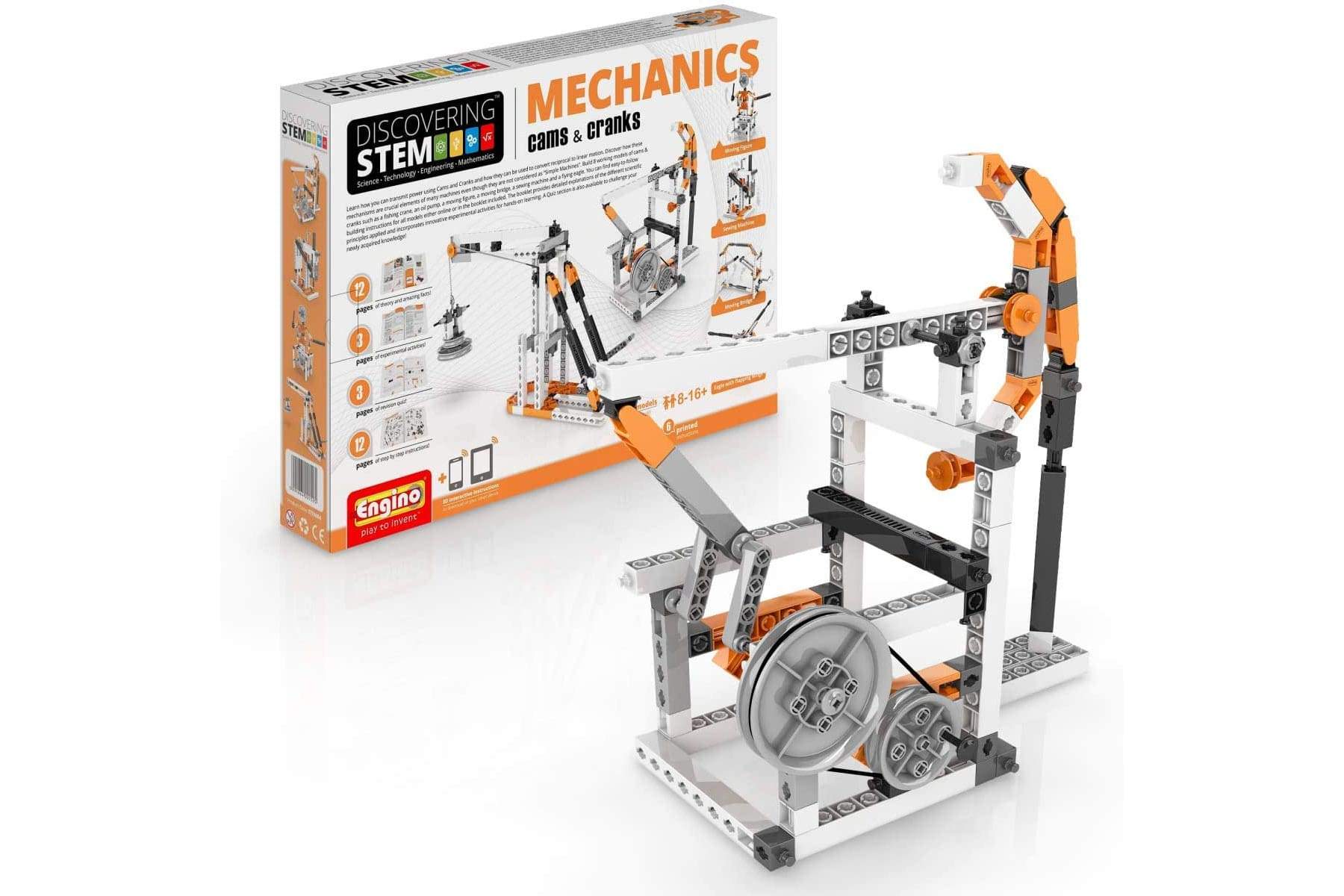 Engino STEM Mechanics - Cams and Cranks ELE-ENGSTEM04