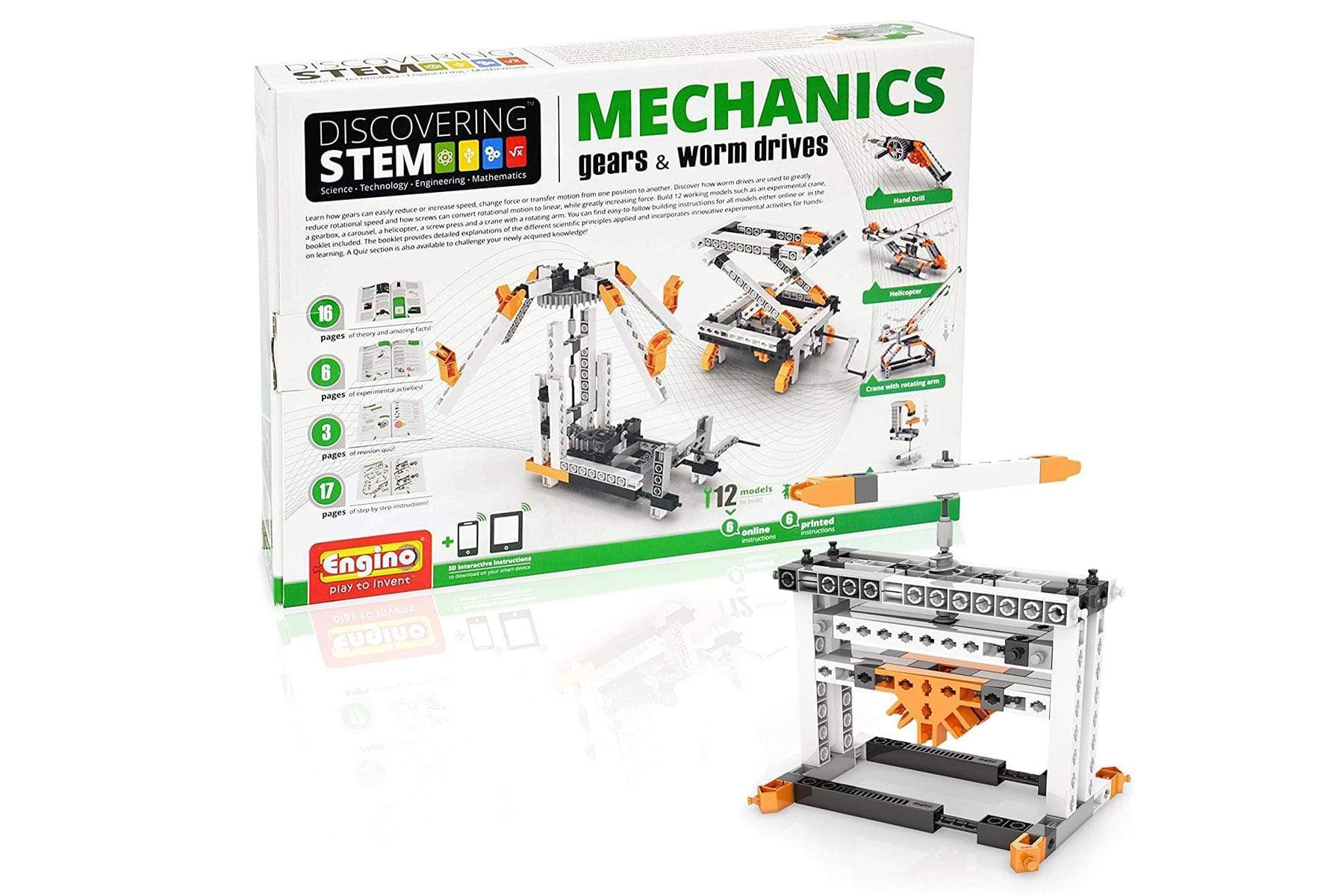 Engino STEM Mechanics - Gears and Worm Drives ELE-ENGSTEM05