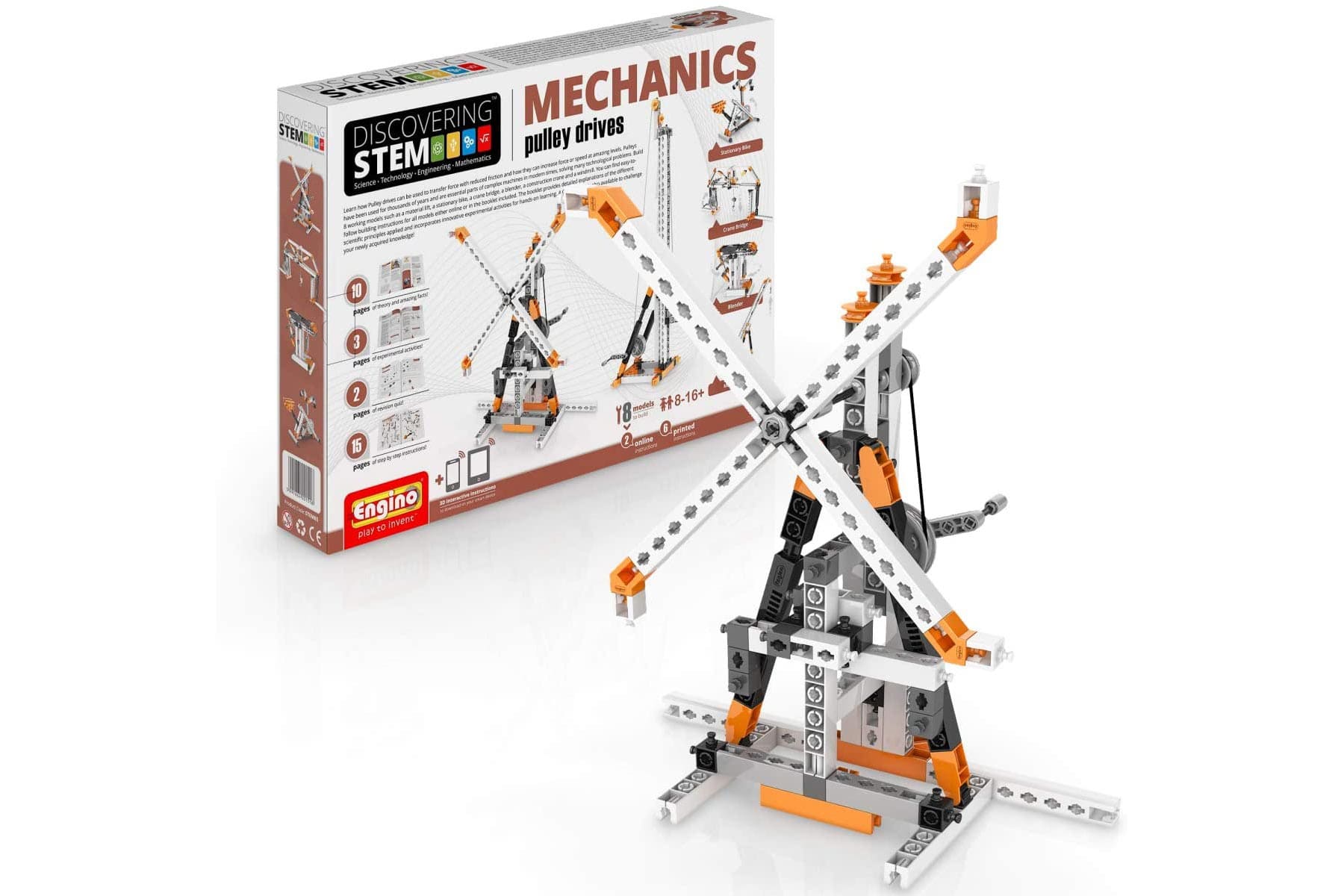 Engino STEM Mechanics - Pulley Drives ELE-ENGSTEM03